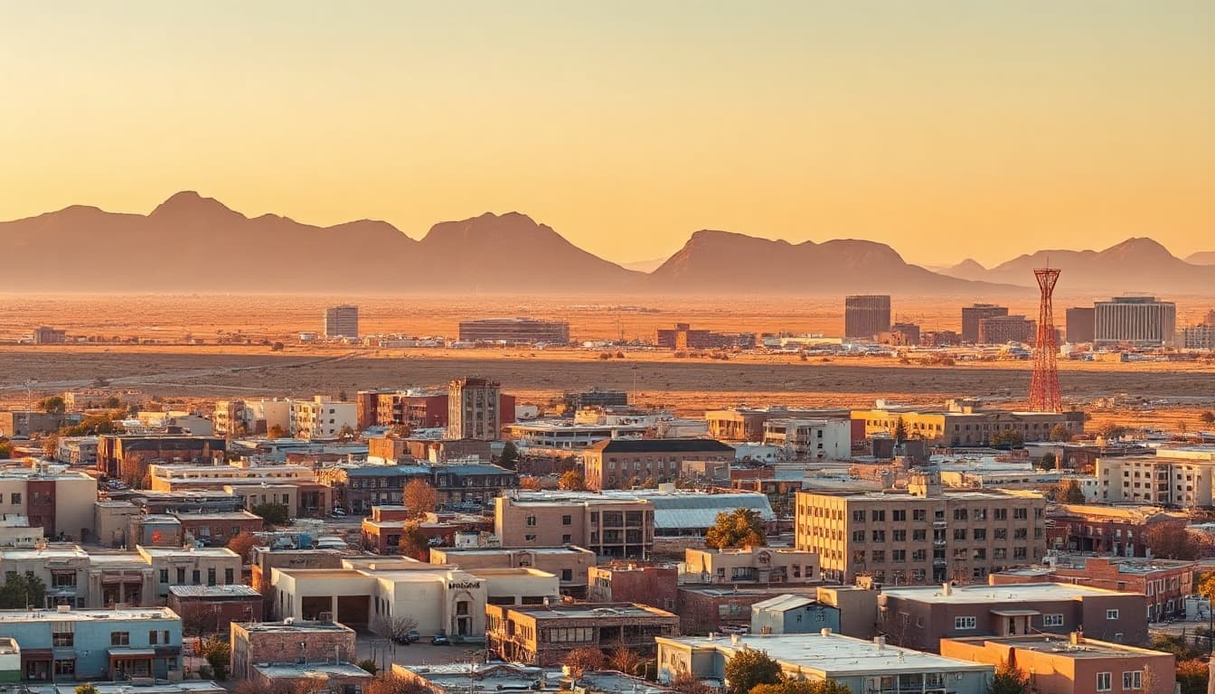 El Paso, TX skyline